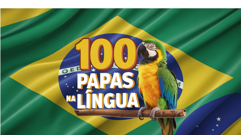 Logotipo 100 Papas na Língua